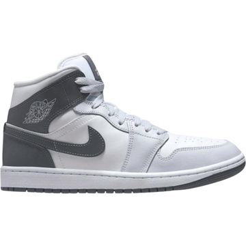 Jordan 1 Mid White Smoke Grey (Women's)