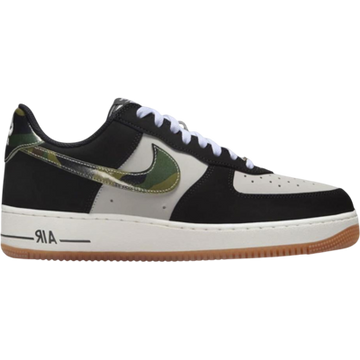 Nike Air Force 1 Low '07 LV8 Black Patent Camo Swoosh