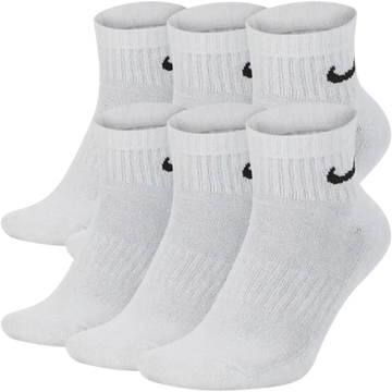 Nike Everyday Cushioned Socks White (6 pack)