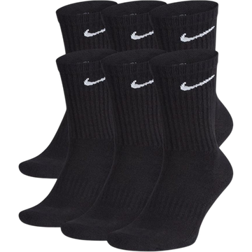 Nike Socks - Everyday Lightweight Crew Black 6-PACK
