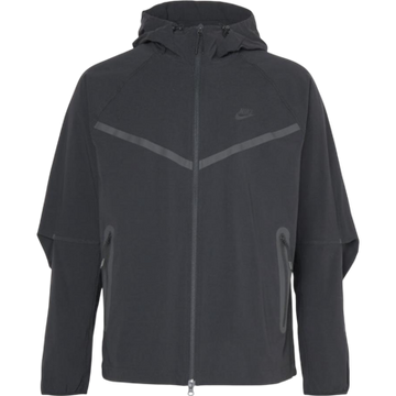 NIKE Tech Woven Windrunner Full-Zip Jacket BLACK