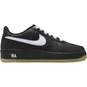 NIKE Air Force 1 LV8 Black/White/Gum (GS)
