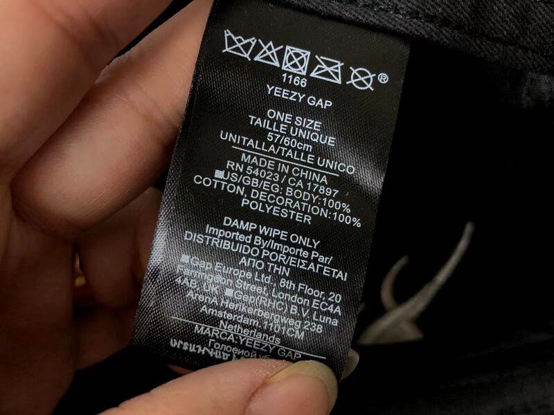 Yeezy x GAP Flame Black Cap – Image 9