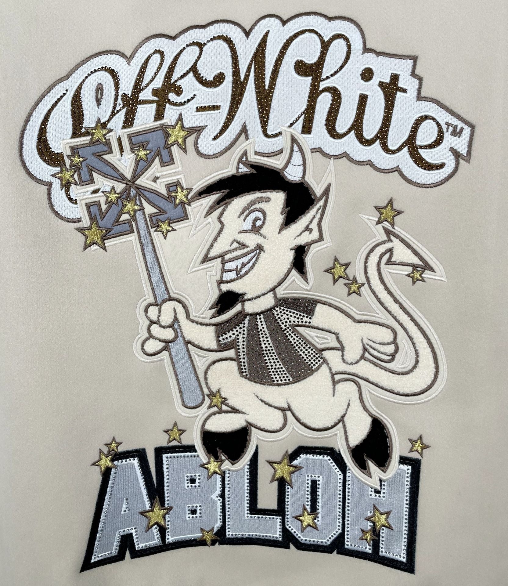 Off White x Milan "Abloh" Varsity Jacket – Image 5