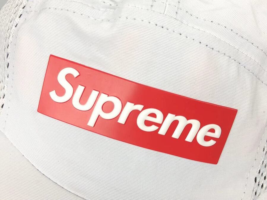 Supreme Mesh Side Panel Camp White Cap – Image 3