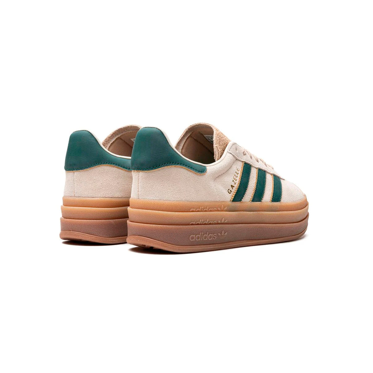 Adidas Originals Gazelle Bold Cream White Green – Image 3