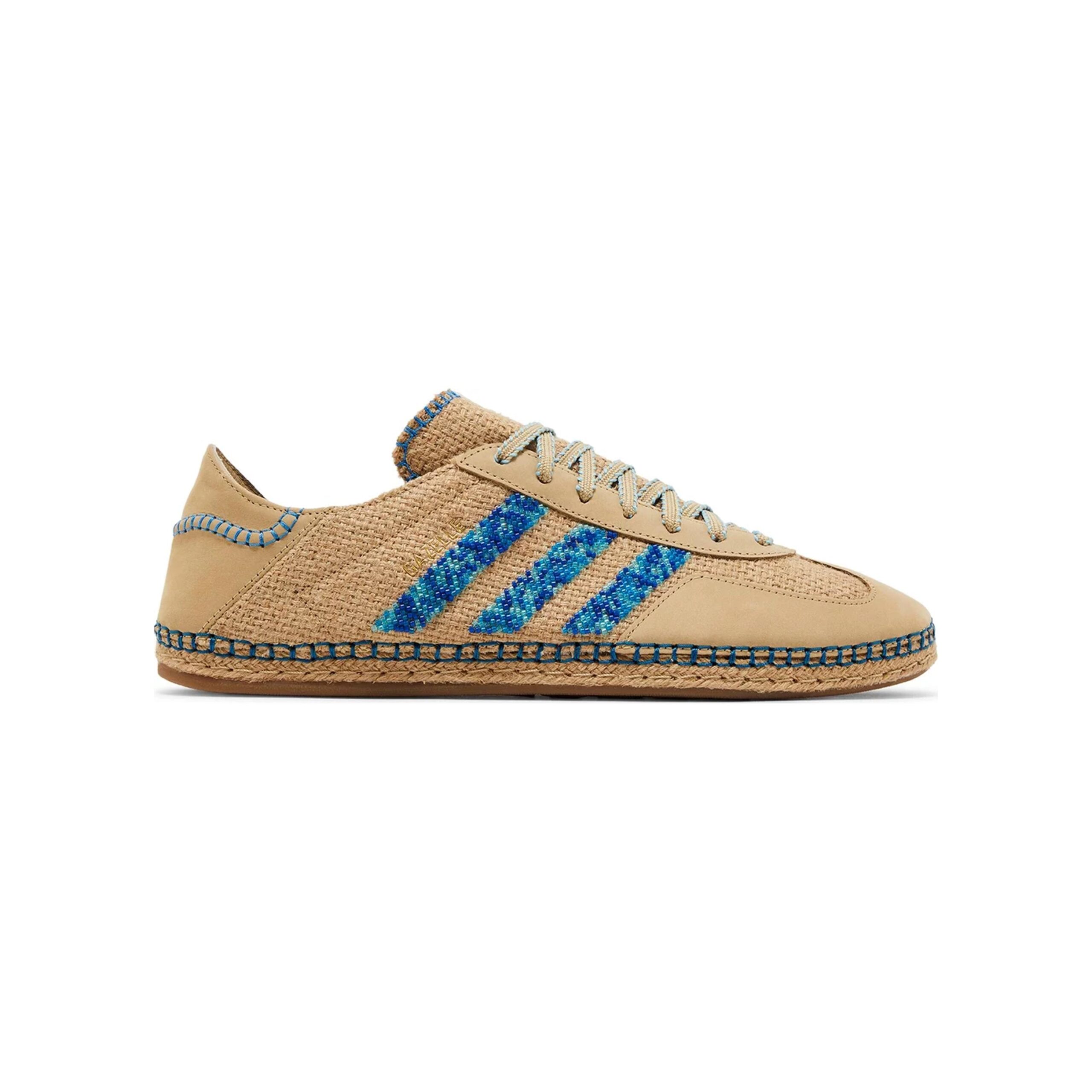 Adidas Gazelle x Clot Linen Khaki Light Blue – Image 2