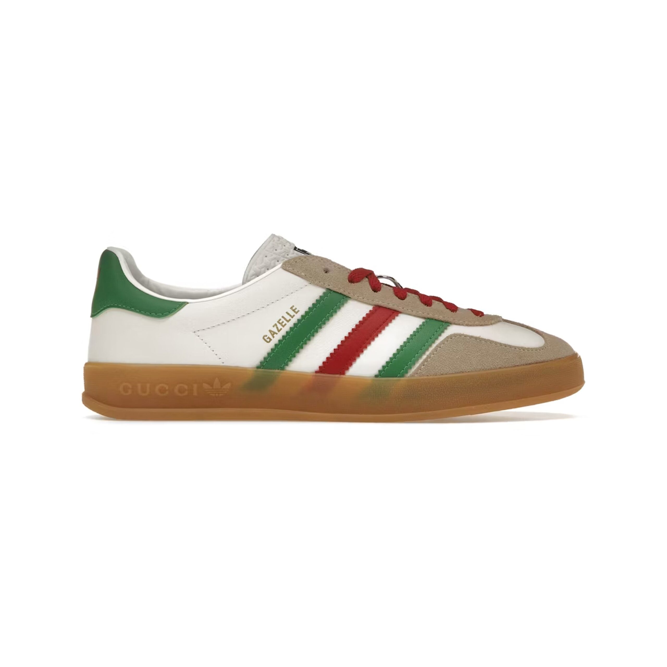 Adidas Gazelle x Gucci White Green Red – Image 2