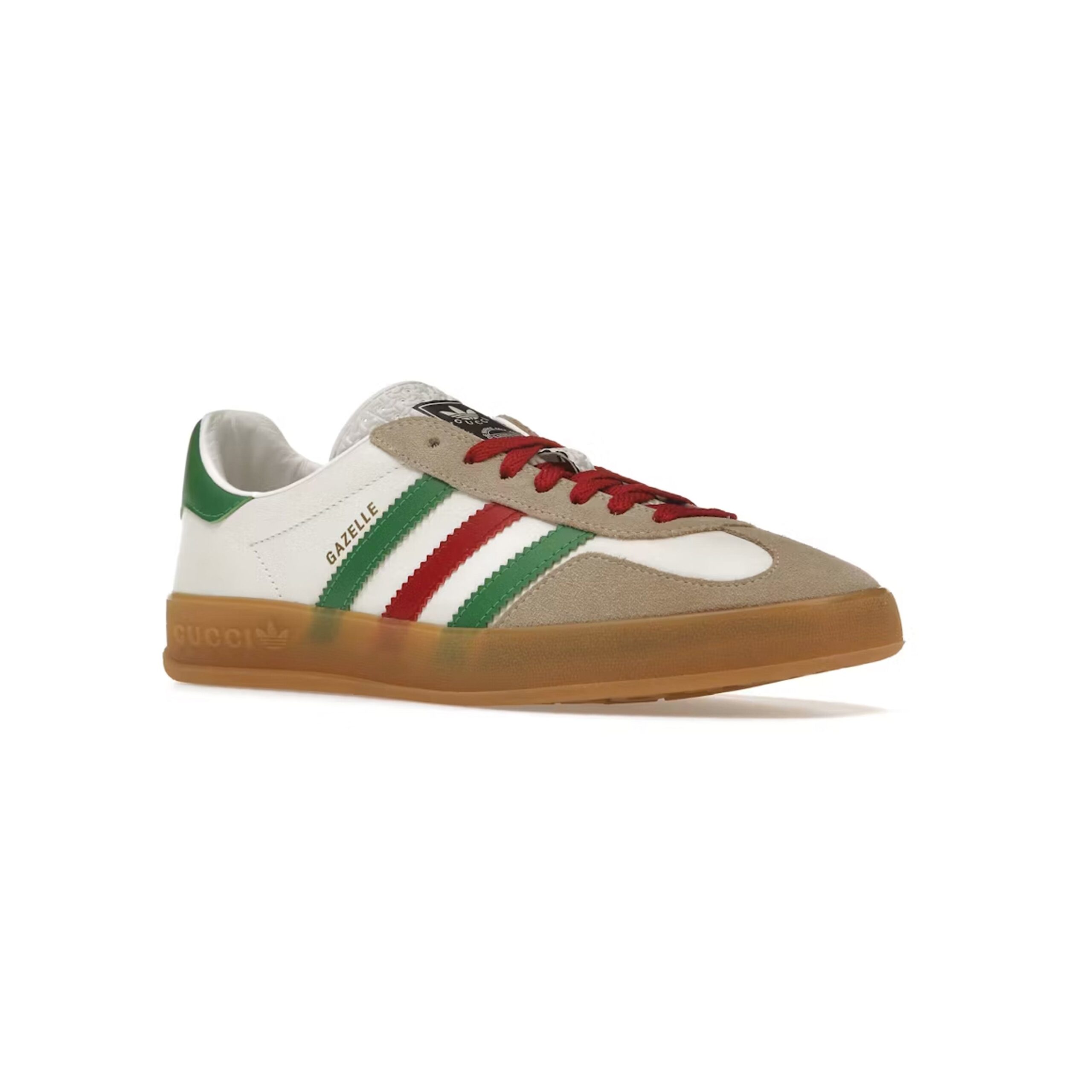 Adidas Gazelle x Gucci White Green Red – Image 3