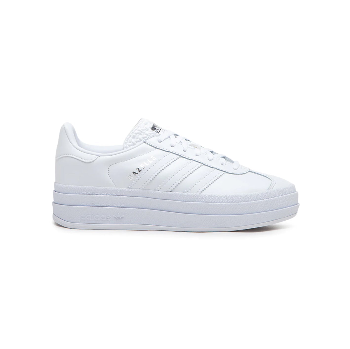 Adidas Originals Gazelle Bold Triple White – Image 3
