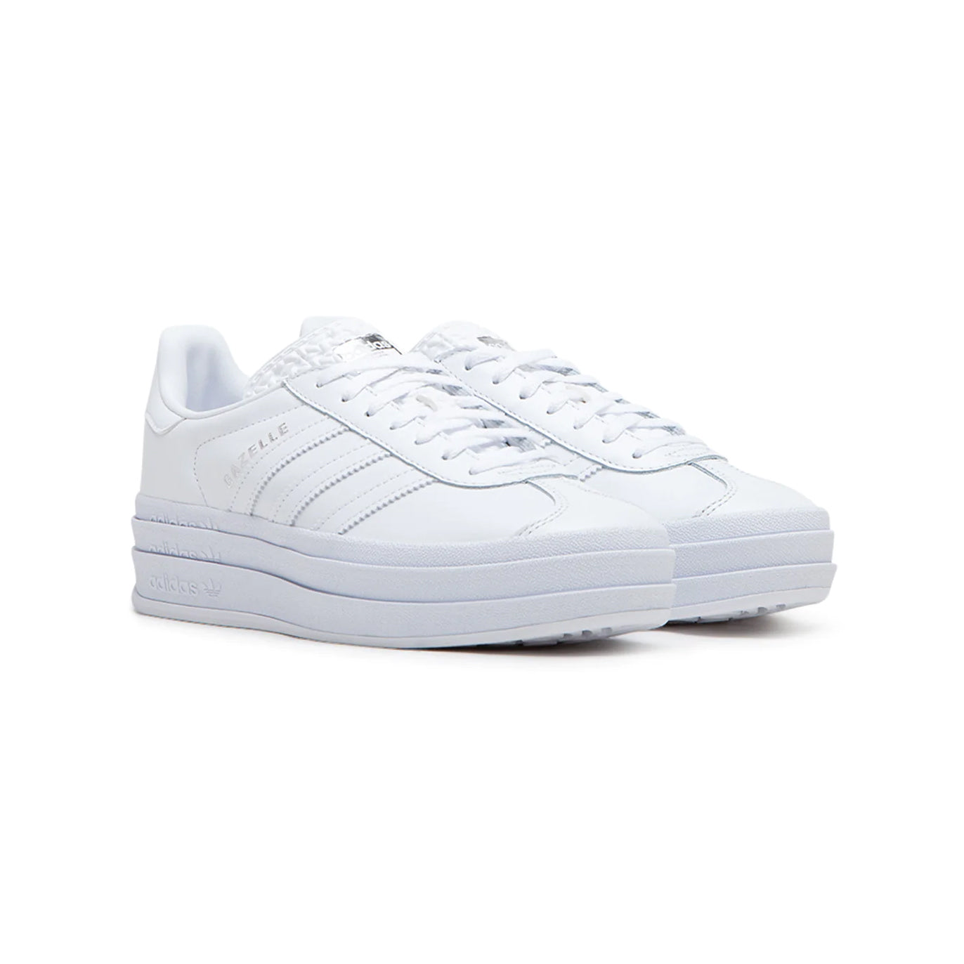 Adidas Originals Gazelle Bold Triple White – Image 2