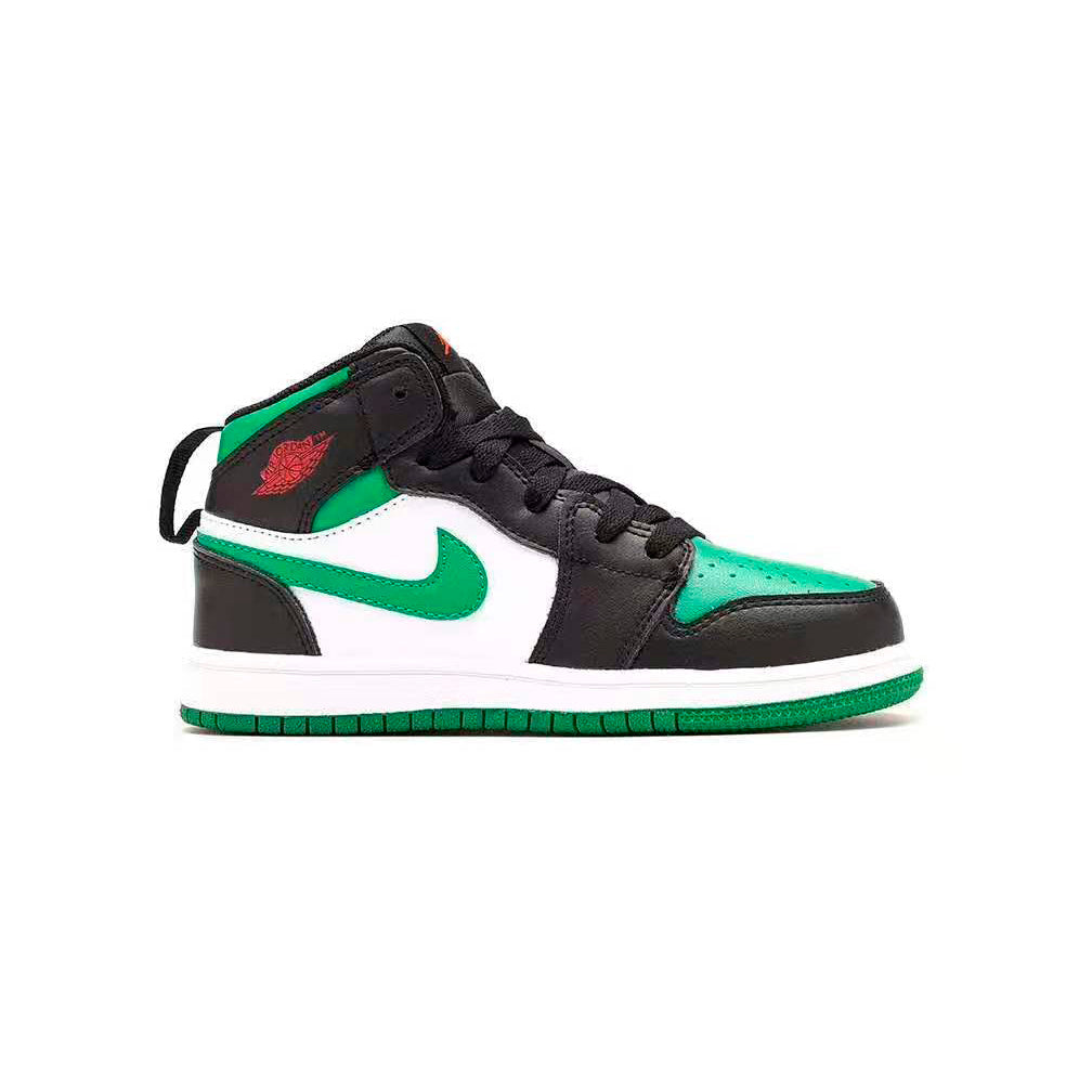Nike Kids Air Jordan 1 Mid Pine Green – Image 2