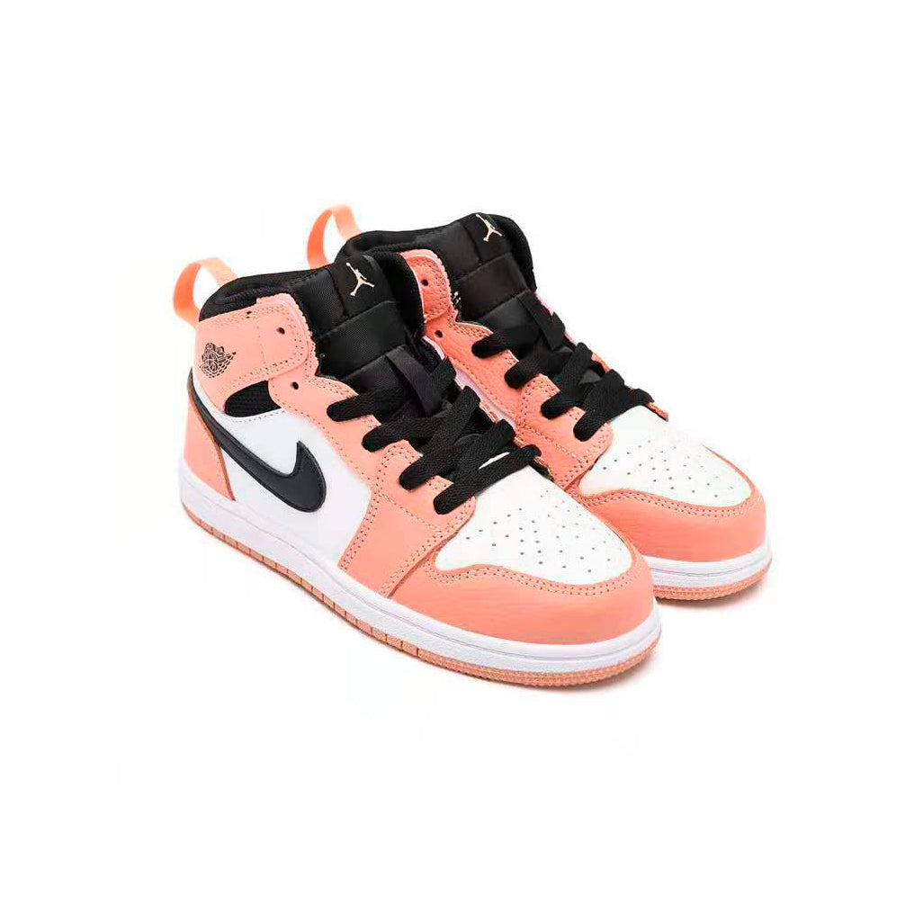 Nike Kids Air Jordan 1 Mid Pink Quartz – Image 2