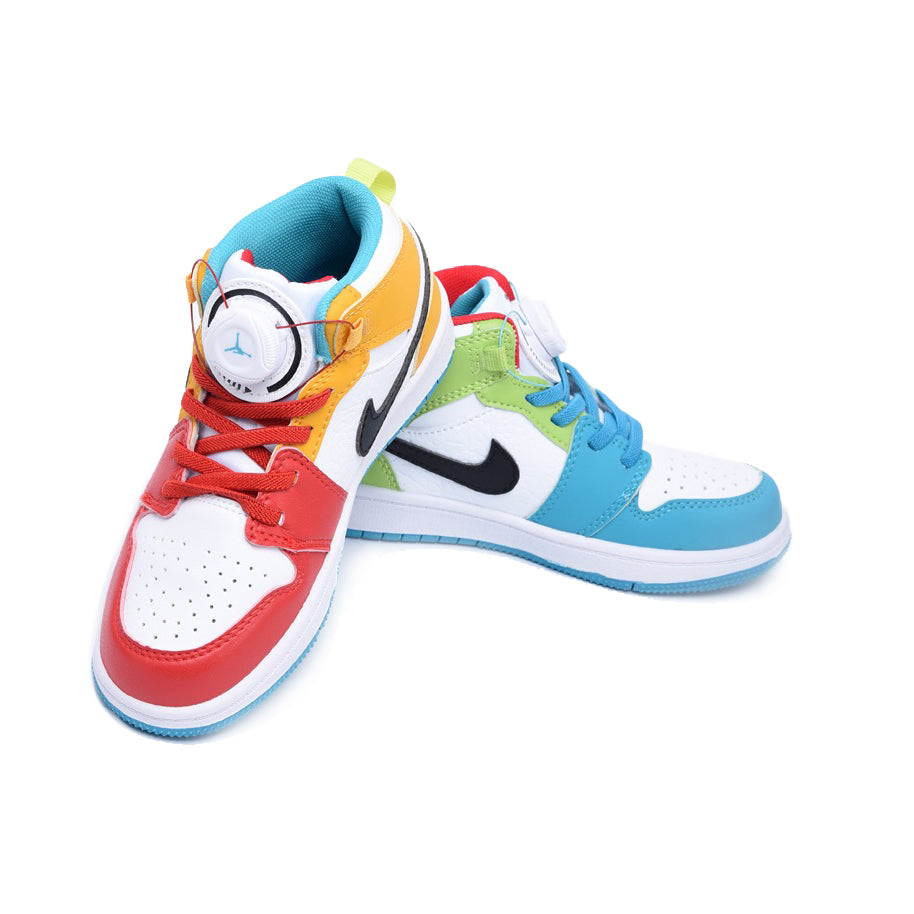 Nike Kids Jordan 1 Mid Multicolor – Image 2