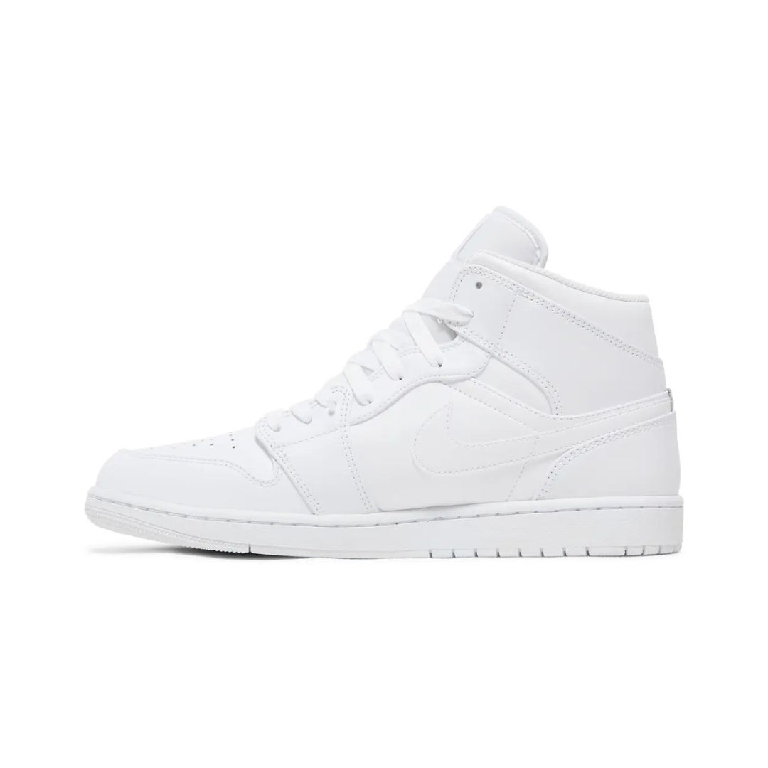 Air Jordan 1 Mid "Triple White" – Image 3