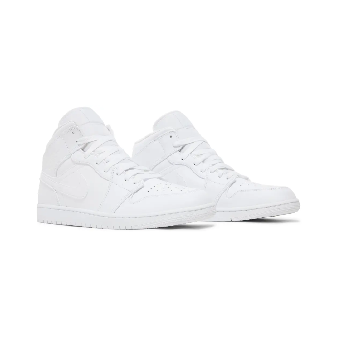 Air Jordan 1 Mid "Triple White" – Image 4