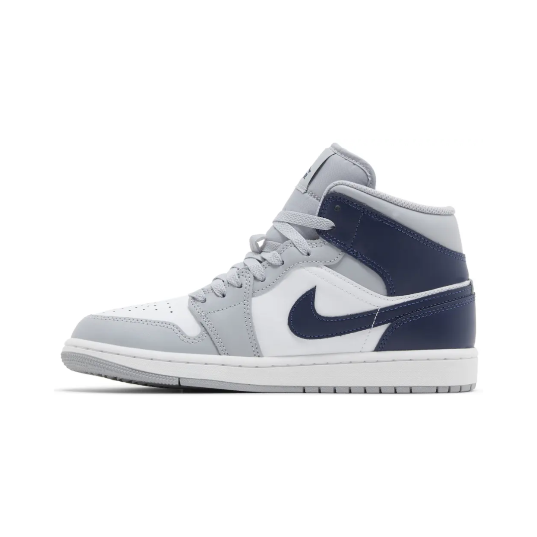 Air Jordan 1 Mid "Wolf Grey Midnight Navy" – Image 4