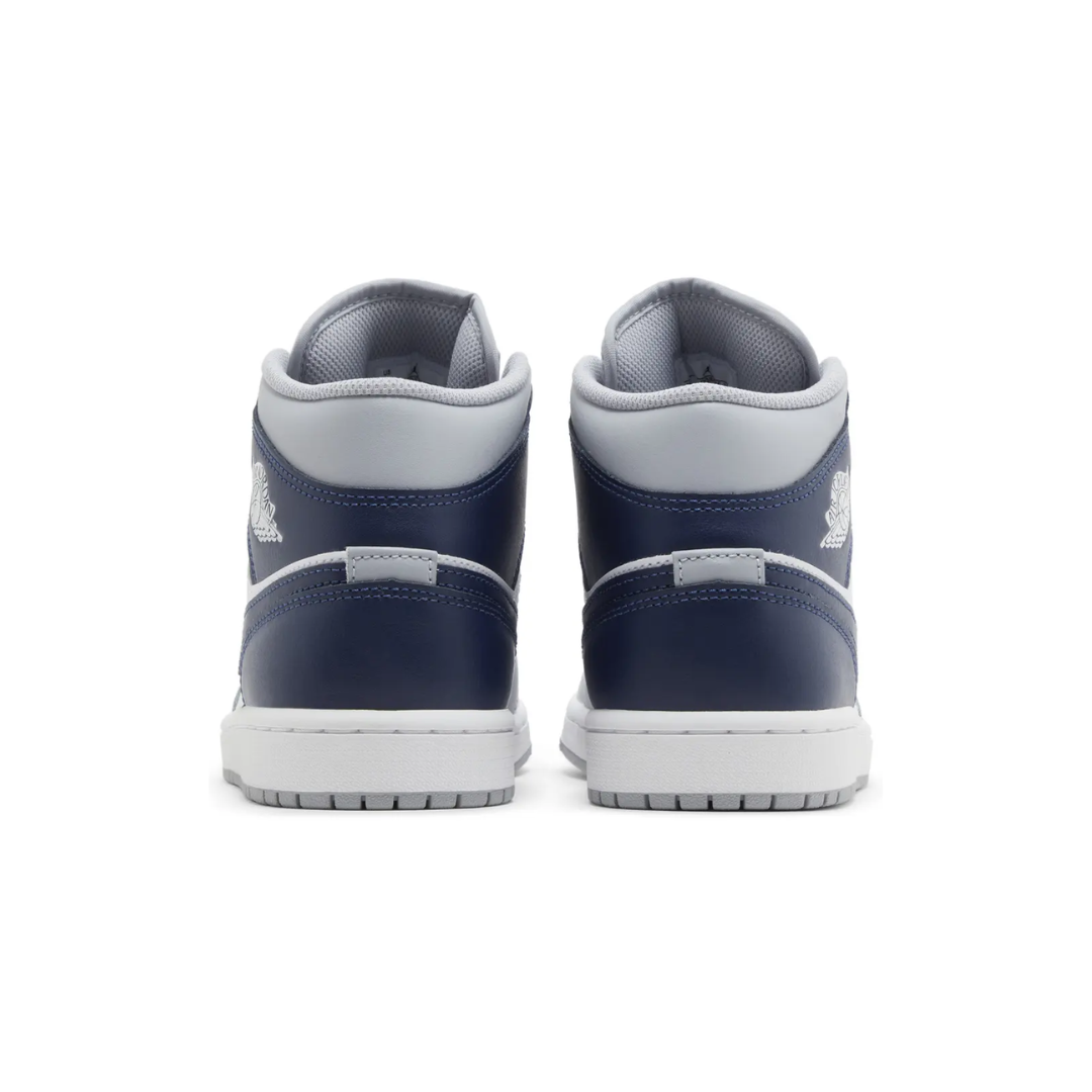 Air Jordan 1 Mid "Wolf Grey Midnight Navy" – Image 5