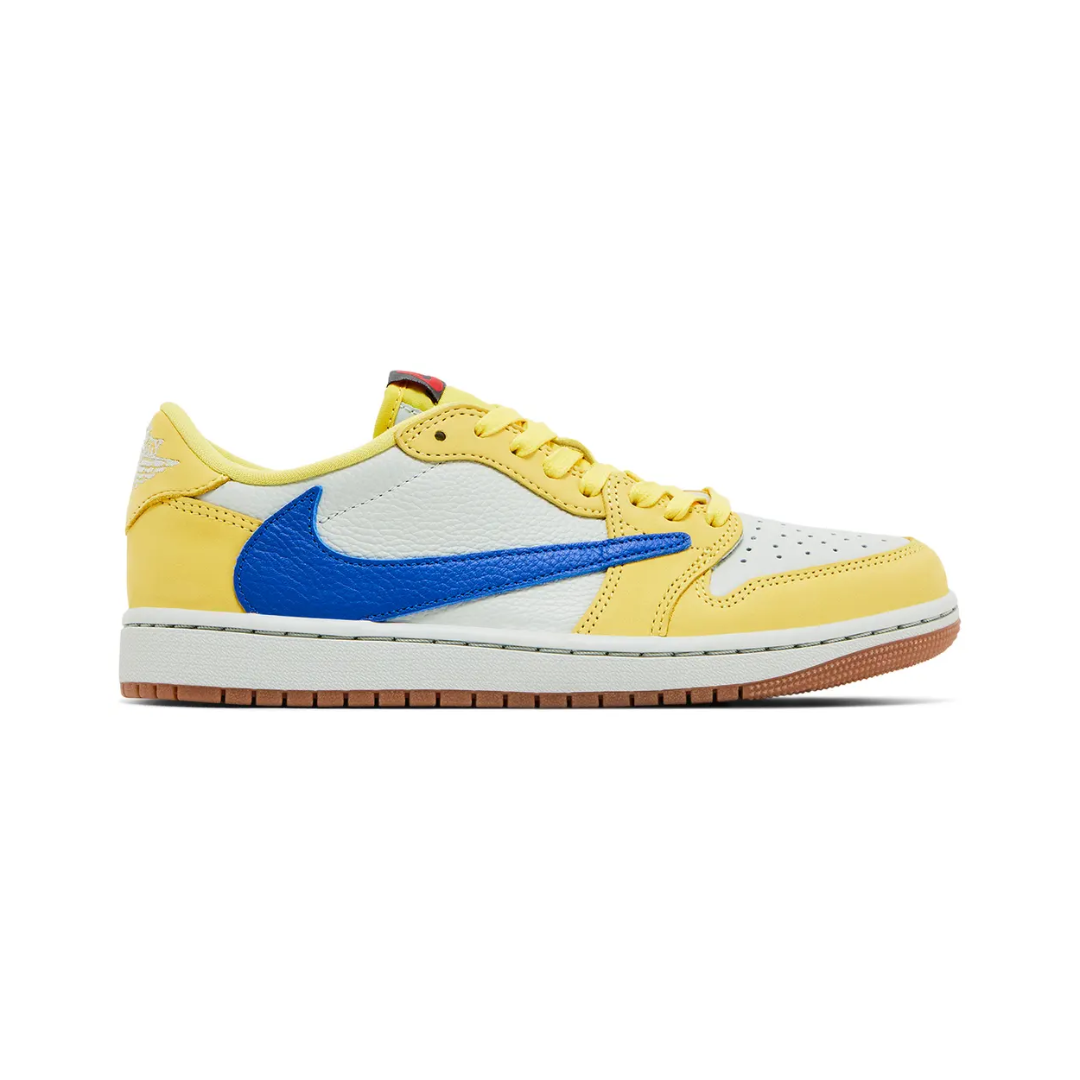 Travis Scott x Air Jordan 1 Retro Low "Canary" – Image 4