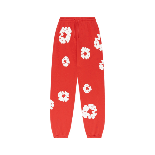 Denim Tears The Cotton Wreath Sweatpants "Red"