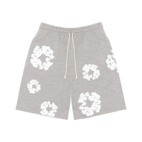 Denim Tears The Cotton Wreath Shorts "Grey"