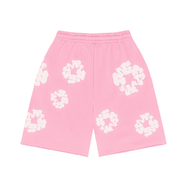 Denim Tears The Cotton Wreath Shorts "Pink"
