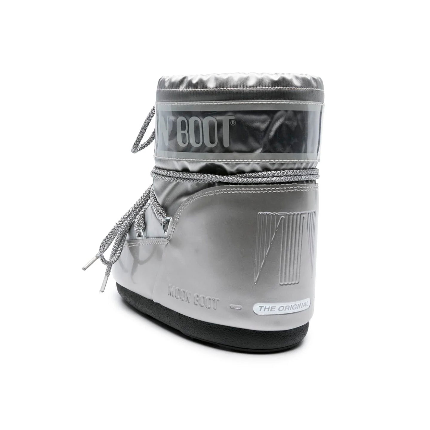 Moon Boot Icon Low Metalic Silver Glance