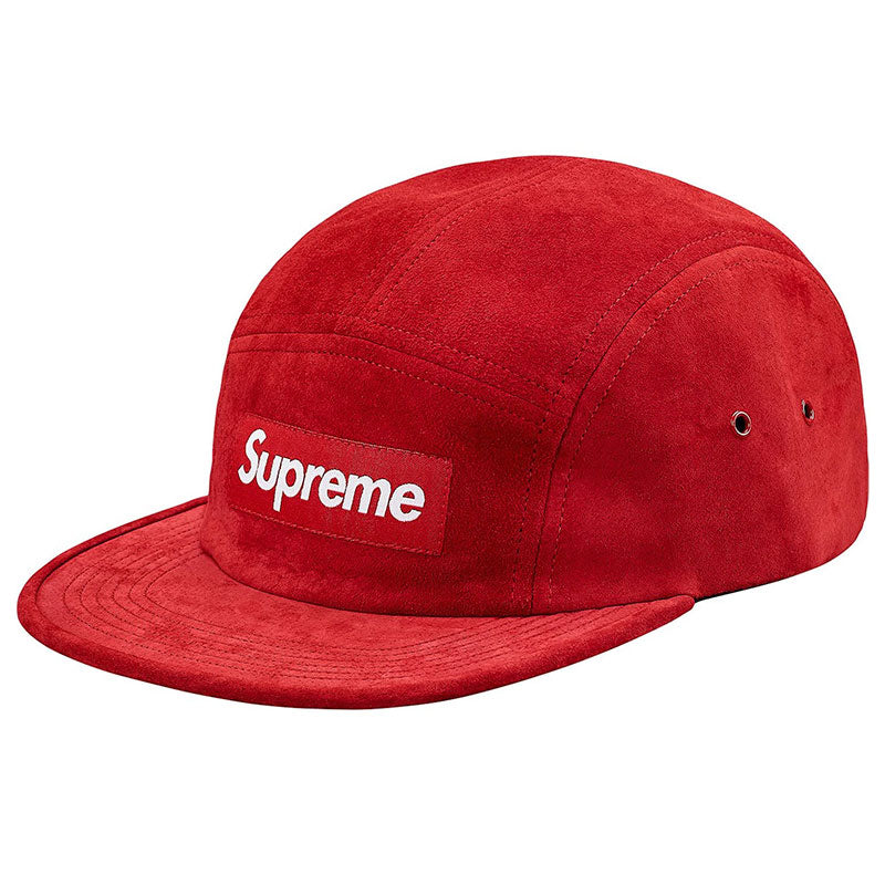 Supreme Suede Camp Red Cap – Image 3