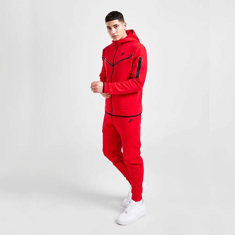 Nike Tech Fleece Red – Image 3