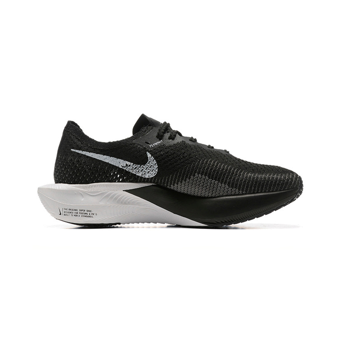 Nike ZoomX VaporFly Black White Silver – Image 2