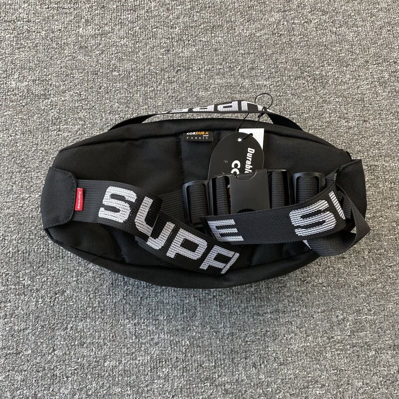 Supreme Waist Bag Black (SS18) – Image 5