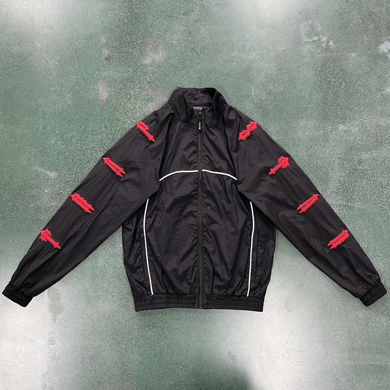 Trapstar Irongate 2.0 Shellsuit Red Black Set – Image 6