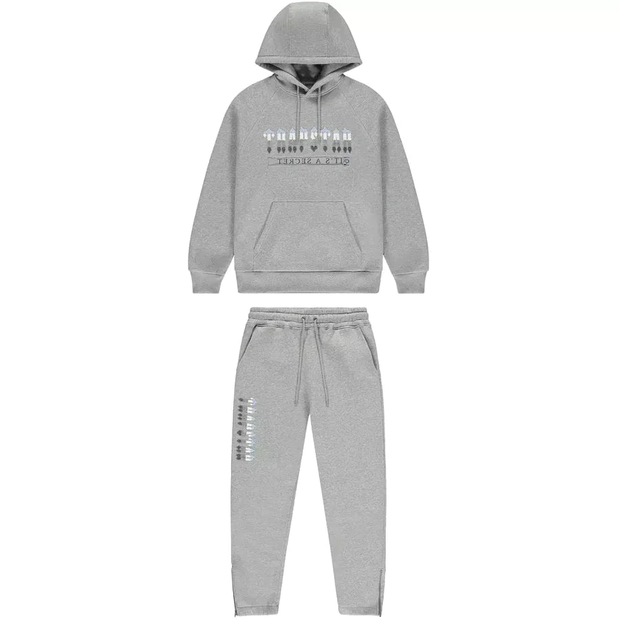 Trapstar Chenille Decoded 2.0 Grey/Ice Blue Set – Image 4