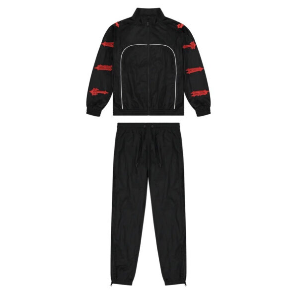 Trapstar Irongate 2.0 Shellsuit Red Black Set